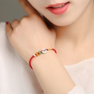 Lucky Natural String Bracelet Hand-Woven Bracket